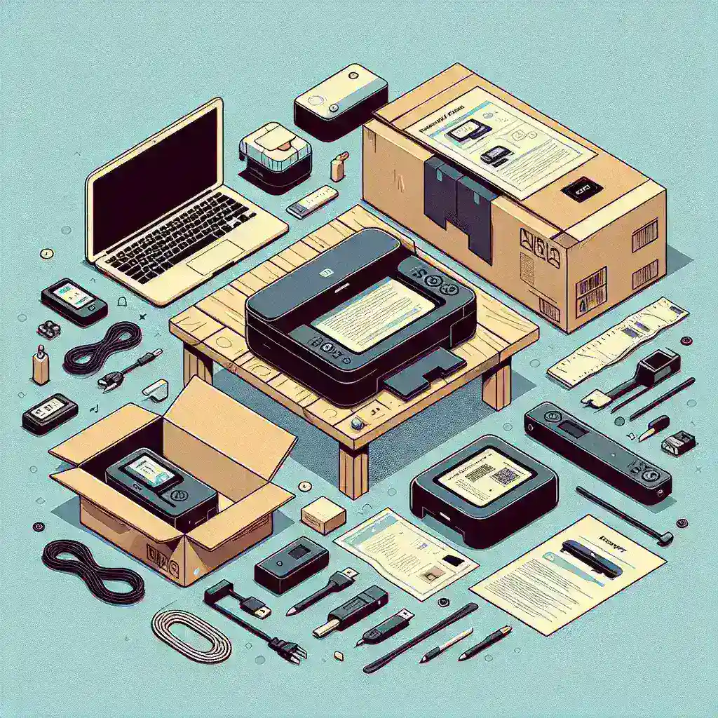 Bagaimana cara menyiapkan printer portabel untuk pertama kalinya?