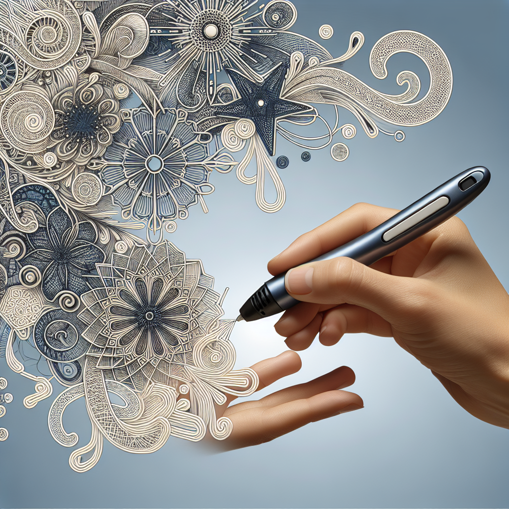 Bagaimana cara membuat desain yang saling terkait dengan pena 3D?